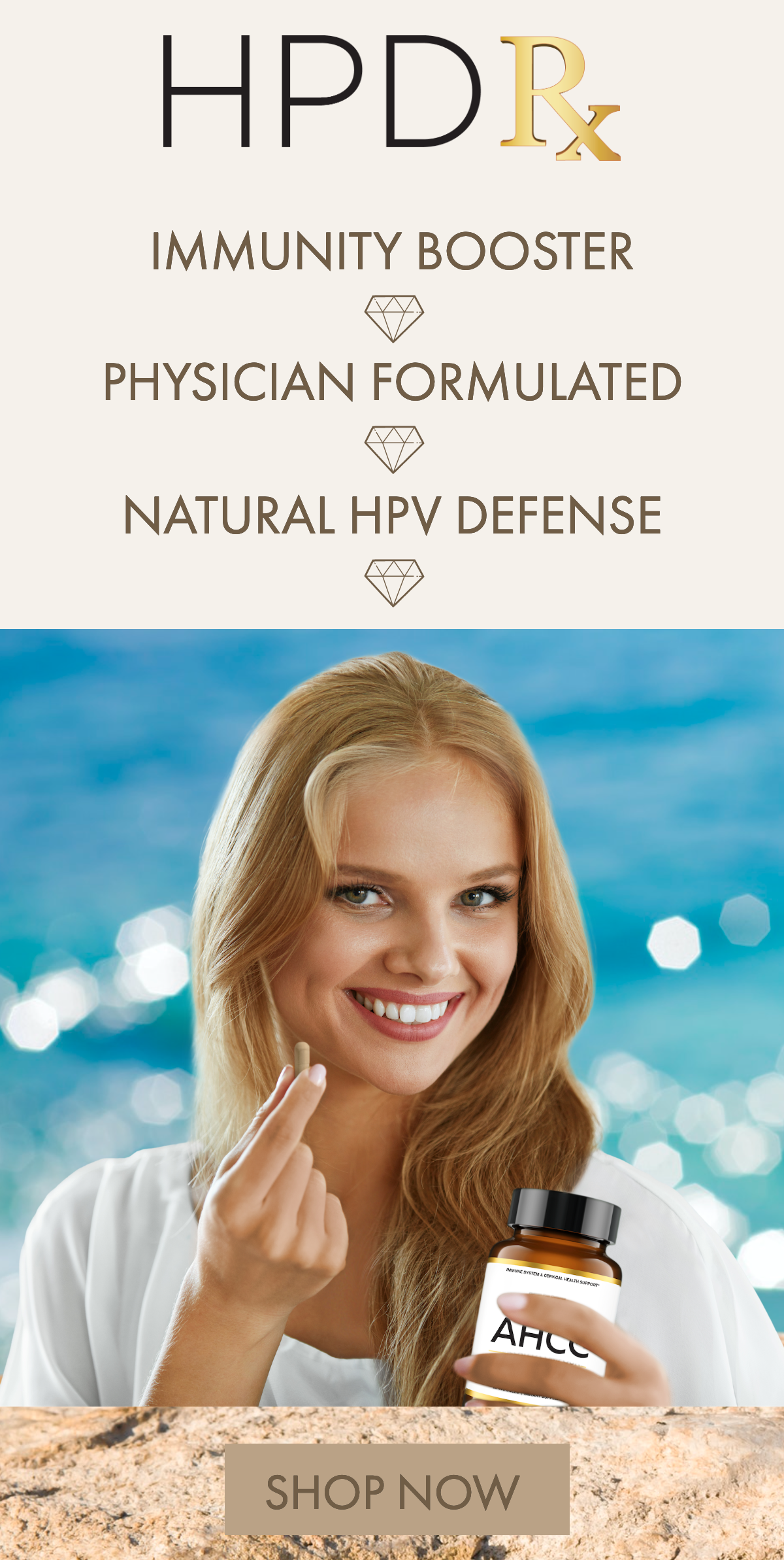 HPDRx - Immunity Booster, Physician Formulated, Natural HPV Defense