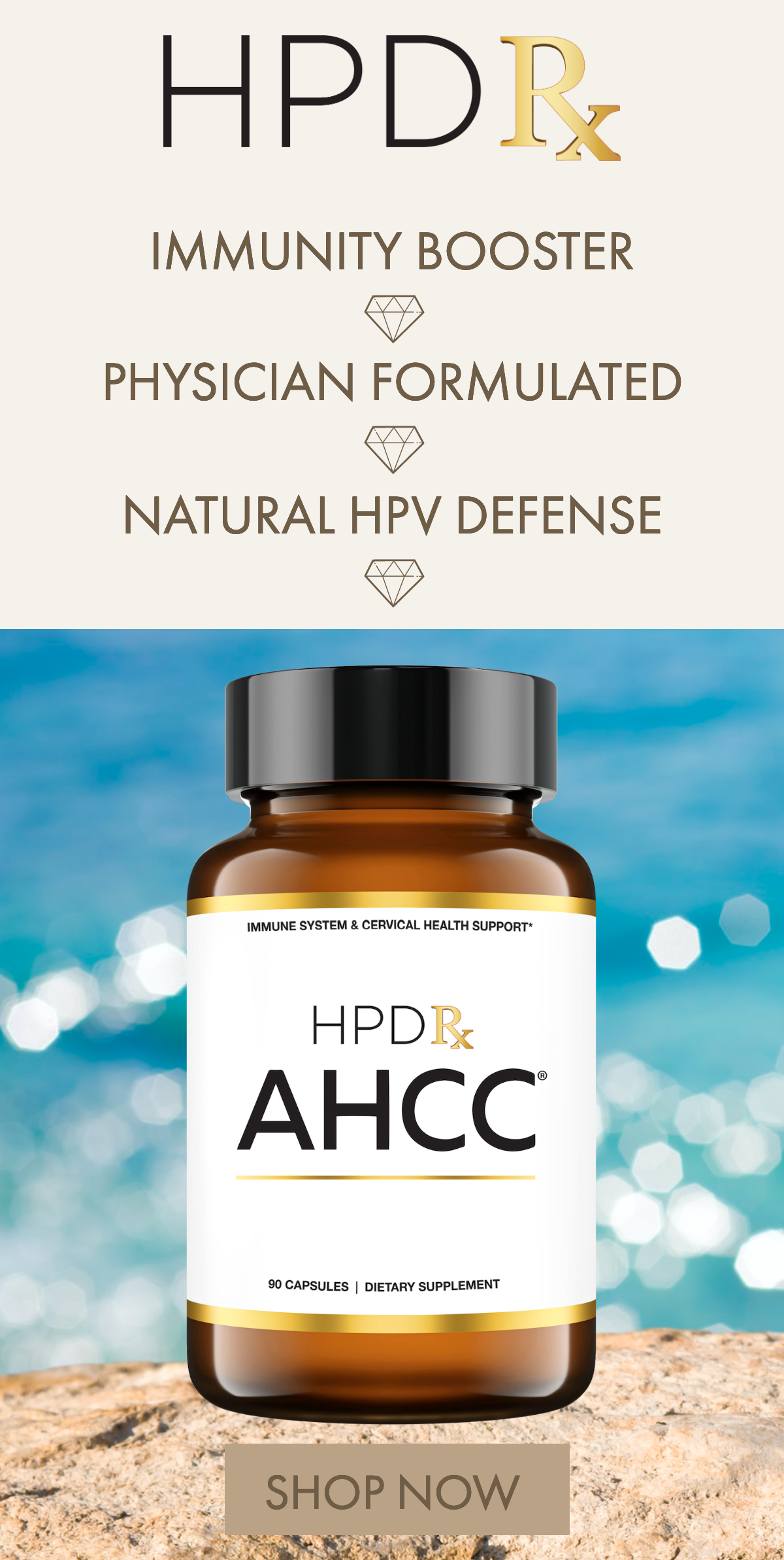 HPDRx - Immunity Booster, Physician Formulated, Natural HPV Defense