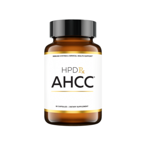 Bottle of HPD Rx AHCC